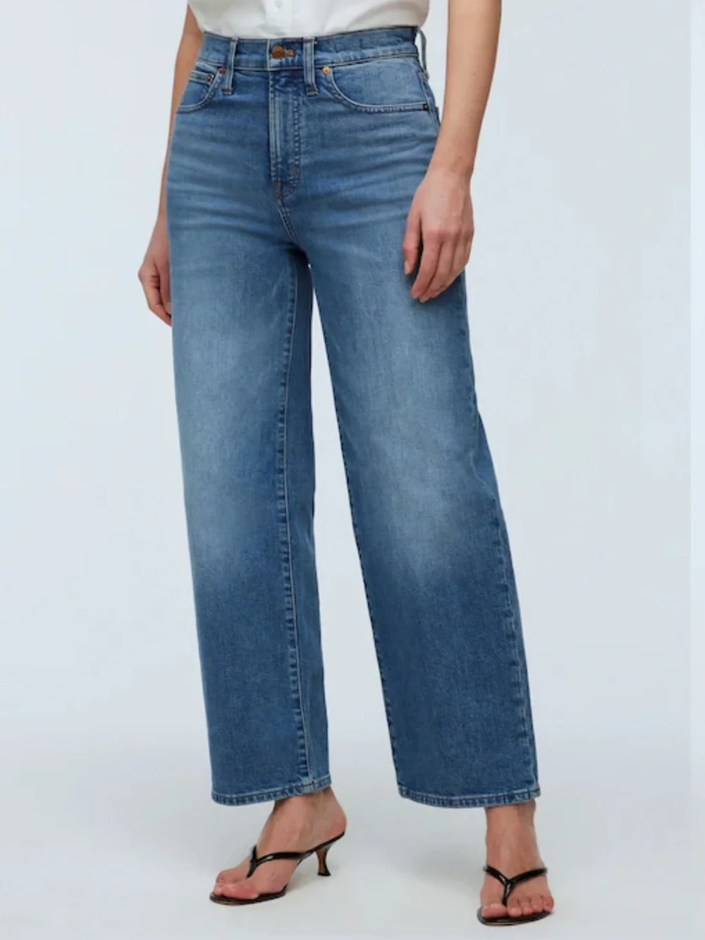 Madewell Perfect Vintage Wide Leg Jeans in Morea Wash - Picture 9 of 9